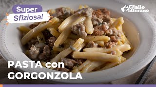 PASTA CON SALSICCIA e GORGONZOLA – Un primo facilissimo e super gustoso 😍😍😍 [upl. by Koal301]