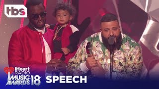 DJ Khaled 2018 iHeartRadio Music Awards  Acceptance Speech  TBS [upl. by Arin569]