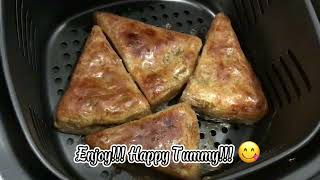 QUICK amp EASY AIR FRYER RECIPE HEALTHY TIKOY FOR MERIENDA AirFryer Tikoy [upl. by Levey]