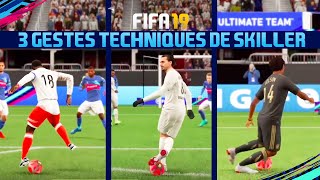 3 PLUS BEAUX GESTES TECHNIQUES DE FIFA 19  TUTORIEL [upl. by Syl]