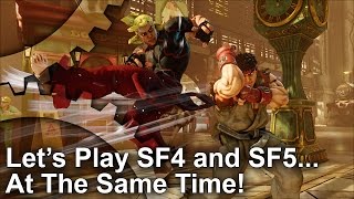 Lets Play Street Fighter 45 Simultaneously [upl. by Nuhsal247]