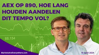 AEX op 890 hoe lang houden aandelen dit tempo vol [upl. by Melanie383]