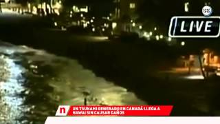 UN TERREMOTO DE 77 GRADOS EN CANADA PROVOCA UN TSUNAMI EN HAWAI [upl. by Arinayed]