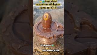 🏞️Janiye original narmadeshwar shivling kese hote he 8817061479videoviralvideoshivlingshorts [upl. by Lodhia]