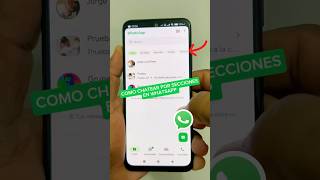 Cómo chatear por secciones en WhatsApp [upl. by Rickard]