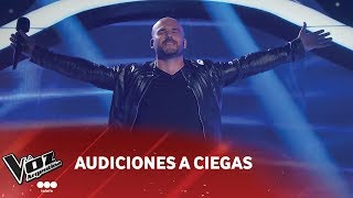 Diego Aramburu  quotTodo mi amorquot  Jaf  Audiciones a ciegas  La Voz Argentina 2018 [upl. by Nauhs902]