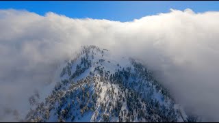 Wrightwood Mountain High Snowy Mountain Cruising  iFlight BOB57 Cinematic FPV Drone [upl. by Kealey444]