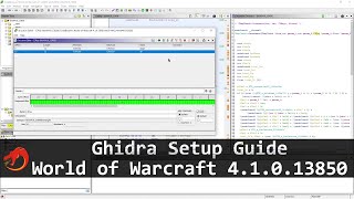 Ghidra Setup Guide for World of Warcraft 41013850 [upl. by Laius]