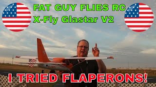 Glastar V2 with Flaperons I HAD TO TRY IT by Fat Guy Flies RC [upl. by Yeh]