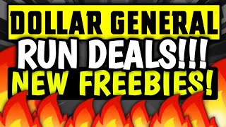 🔥NEW RUN DEALS amp FREEBIES🔥LETS GOO🔥DOLLAR GENERAL COUPONING THIS WEEK🔥DG COUPONING DEALS🔥 [upl. by Annairdna]