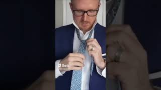 How to Tie a Necktie The Easy Way  First 5 Steps [upl. by Enovahs216]