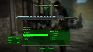 Fallout 4 modding 3 star Assaultron Blades [upl. by Jp]