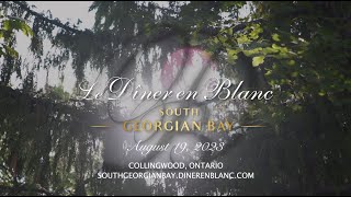 Diner en Blanc  South Georgian Bay 2023 Official Video [upl. by Nosmirc]