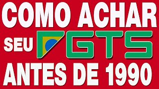 VEJA COMO ACHAR SUA GRANA DO PISPASEP E FGTS ANTES DE 1990 PASSO A PASSO [upl. by Michal144]