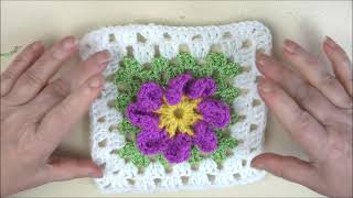 Comment faire un granny fleur super facile [upl. by Ethelda]