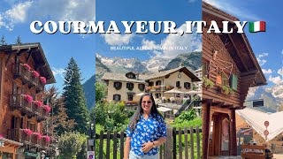 Courmayeur Italy 🇮🇹 Beautiful Alpine Town in Italy  Walking Tour [upl. by Alimaj]