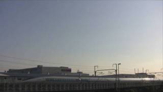 新幹線HD300系・700系・500系通過200911Running Shinkansen Bullet Trains [upl. by Neeka]