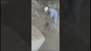 11November Filter cleaning using blower industry cement filter cleaning video ytshorts [upl. by Aronson]