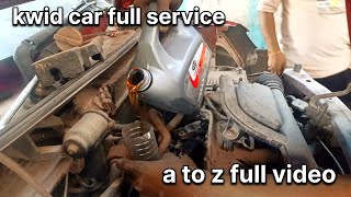 kwid car full service anuj mechanic Yogendra kanpur wale highway auto car care [upl. by Alain]