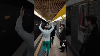 Metropolitana milanese 😜 viralvideo techno [upl. by Anifesoj]