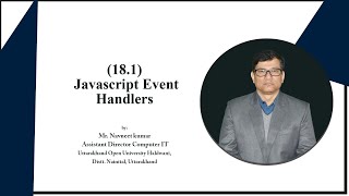 Javascript Event Handlers Part1 [upl. by Maggee]