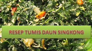 RESEP TUMIS DAUN SINGKONG [upl. by Herbst]