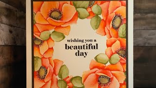 No line watercolour with Gina K Designs Sending you a smile video 21 [upl. by Durand]