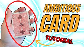 How to Do the Ambitious Card Routine Magic Trick  Beginner Magic Trick Explained [upl. by Hurlbut618]