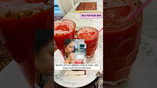 EASY PEASY RED REFRESHER FOR HEALTHY SKINrecipe shortsviral shortvideo [upl. by Viridis]