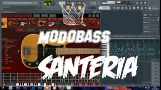 SANTERIA COVER MODO BASS DI FLSTUDIO 20 by SUBLIME [upl. by Felten]