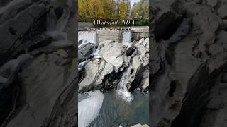 Quechee Covered Bridge waterfall coveredbridge vermont fallfoliage [upl. by Ttnerb316]