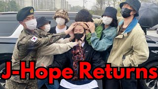 JHope Returns BTS Ready to Dominate Kpop Once Again bts JHope btsnews BTSlatestupdates [upl. by Rother]