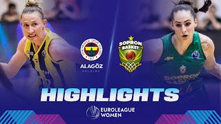 Fenerbahce Alagoz Holding v Sopron Basket  QuarterFinals Highlights  EuroLeague Women 202223 [upl. by Mariann]