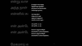 Megamai Vandhu Pogiren 💕 Tamil song lyrics 💕 Thulladha Manamum Thullum Movie lyricalstatus [upl. by Dralliw909]