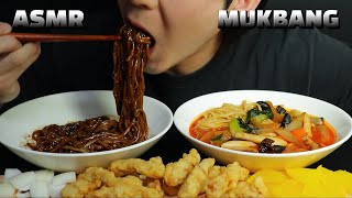 짜장면짬뽕탕수육jajangmyeonjjamppongSweet and sour porkㅣASMRㅣMUKBANGㅣEATING SHOWㅣREAL SOUNDㅣ먹방ㅣ [upl. by Tisbe]