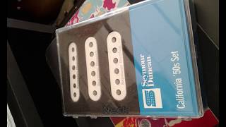 Seymour Duncan SSL1  California´50 Set  Vintage for Strat [upl. by Nwahshar]