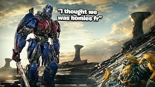 When Optimus prime tried sending BUMBLEBEE to the gulag [upl. by Anaujait]