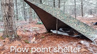 Emergency Survival Shelters Plow point [upl. by Eilagam670]