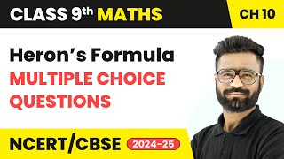 Heron’s Formula  Multiple Choice Questions  Class 9 Maths Chapter 10  CBSE 202425 [upl. by Dlarej]