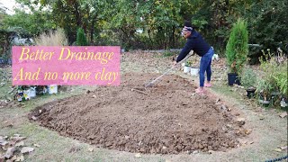 Raising Garden Bed For Better Drainage  GardenAddictz [upl. by Iam]