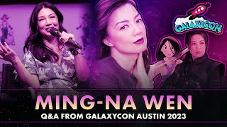 Ming Na Wen QampA  GalaxyCon Austin 2023 [upl. by Etterb]