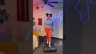 Home Workout Small Studio Dorm Room  Walking Pad Treadmill [upl. by Leno]