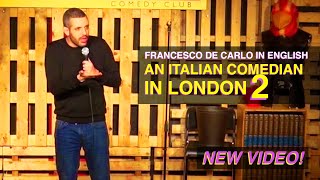 An Italian Comedian in London part 2  Francesco De Carlo in English [upl. by Chevalier]