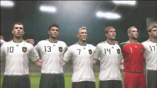 PES 2011  Germany National Anthem HD [upl. by Richey]