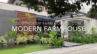 Modern 1acre 7beds farmhouse in south delhi [upl. by Zoara246]