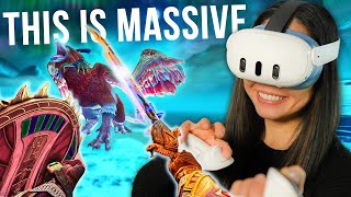 The Most MASSIVE VR Game Ever Made for Quest Asgards Wrath 2 Gameplay [upl. by Harvey]