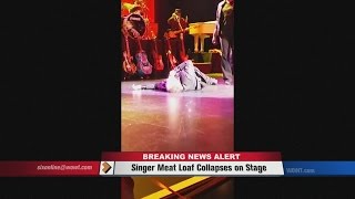 Singer Meatloaf Collapses on Stage [upl. by Yenitsed]