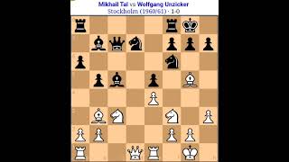 Mikhail Tal vs Wolfgangtal chess game Tal sacrificestal check mate in 17 movestal [upl. by Jecoa]