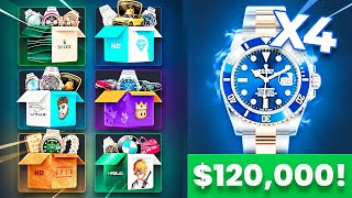 INSANE 120000 HYPEDROP BATTLE PULLED 4 ROLEXS [upl. by Eegnat]