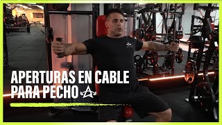 APERTURAS EN CABLE PARA PECHO [upl. by Sancho]